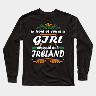 Ireland Irrin Mrs. St. Patrick's Day gift saying Long Sleeve T-Shirt